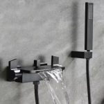 Sen Bồn Tắm Màu Đen Dạng Thác FORLER