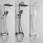 Sen Cây 3 Phím Đồng Thau Sơn Tĩnh Điện Xám Forler 