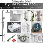Combo 11 món thiết bị phòng tắm Forler CB-FLTBVS02