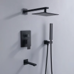 Sen Tắm Âm Tường Đồng Thau Sơn Tĩnh Điện Đen FORLER