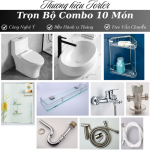 Combo 11 món thiết bị phòng tắm Forler  CB-FLTBVS03