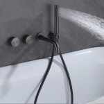 Sen Bồn Tắm Âm Tường Màu Ghi Tay Vặn FORLER