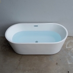 Bồn Tắm Nằm Oval Trắng Sứ Cao Cấp Forler