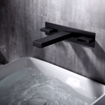 Vòi Lavabo Âm Tường Màu Đen FORLER