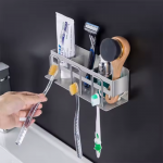 Kệ Để Bàn Chải Inox 304 Dán Tường (3 ngăn) FORLER