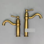 Vòi Lavabo Nóng Lạnh Vàng Đồng Dương Bàn (FL-VLVB55) Forler