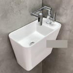 Chậu Treo Tường Lavabo Trắng Sứ FL-LVB36 Forler