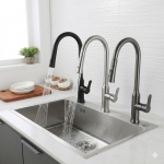 Vòi Rửa Dây Rút Chén Nóng Lạnh (VRC01) Forler 