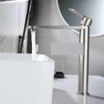 Vòi Lavabo Lạnh Dương Bàn Inox Mờ (FL-VLVB46) Forler