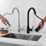 Vòi Chén Dây Rút Inox Tròn Loe (VRC04) Forler