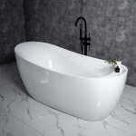 Bồn Tắm Oval Cong Màu Trắng Forler 