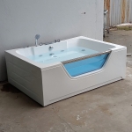 Bồn Tắm Massage Chữ Nhật Kính Xanh Forler 