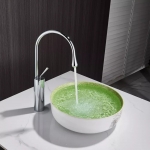 Vòi Lavabo Cổ Ngỗng Cao 45cm Nóng Lạnh Forler 
