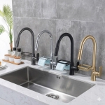 Vòi Chén Rút Có Giá Để Xà Bông Nóng-Lạnh (VRC06) Forler