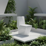 Bồn Cầu Một Khối Kim Cương FORLER