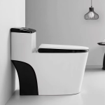 Bồn Cầu Một Khối Trắng Đen FORLER 