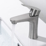 Vòi Lavabo Lạnh Inox Mờ Forler