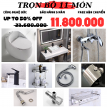 Combo trọn bộ 1 món thiết bị vệ sinh CB-FLVS01