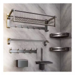 Combo Phụ Kiện Phòng Tắm Nano Xám FORLER