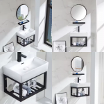 Tủ Phòng Tắm Khung Nhôm Inox Đơn Giản FORLER