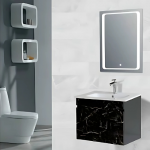 Tủ Nhựa PVC Vân Đá 2 Kích Thước - Gương Chữ Nhật FORLER