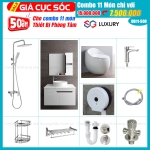 Combo 11 món thiết bị phòng tắm CB-FLTBVS01