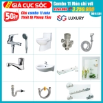 Combo 11 món thiết bị phòng tắm Forler CB-FLTBVS04