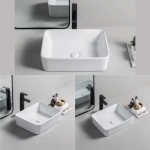 Lavabo Đặt Bàn Chữ Nhật Vòi Nước Riêng FORLER