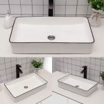 Lavabo Đặt Bàn Chữ Nhật Lớn FORLER