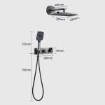 Sen Tắm Âm Tường Inox 304 Sơn Tĩnh Điện Xám (STAT04) FORLER