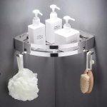 Kệ Góc Lỗ Treo Tường Inox - 1 TẦNG FORLER