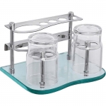 KỆ BÀN CHẢI KÍNH ÚP 2 LY INOX 304 FORLER