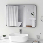 GƯƠNG CHỮ NHẬT VIỀN SẮT SƠN TĨNH ĐIỆN ĐEN FORLER