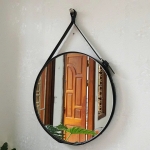 GƯƠNG TRÒN DÂY DA ĐEN FORLER