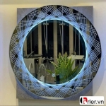 GƯƠNG LED TRÒN HOA VĂN 60X60cm FORLER
