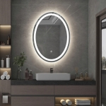 GƯƠNG OVAL ĐÈN LED CẢM ỨNG KT 70X50cm FORLER
