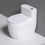 Bồn Cầu 1 Khối Thân Lùn Men Sứ Trắng Cao Cấp Forler