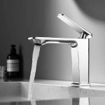 Vòi Lavabo Nóng Lạnh Mạ Crom Bóng Cao 20cm (FL-VLVB32) Forler