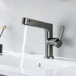 Vòi Nóng Lạnh Dây Rút Xám Nano Sơn Tĩnh Điện (FL-VLVB52) Forler