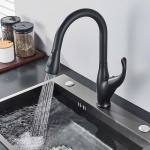 Vòi Rửa Chén Bát Nóng Lạnh Dây Rút Nano Sơn Tĩnh Điện (VRC46) Forler