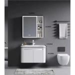 Bộ Tủ Nhôm Lavabo Và Gương Led Cao Cấp (TLVB30) Forler