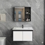 Bộ Tủ Nhôm Hơp Kim Chậu Lavabo Và Tủ Gương Thường Forler