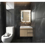 Bộ Tủ Nhựa Giả Gỗ PVC Cao Cấp & Gương Led Forler