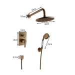 Sen Cây Tắm Âm Tường Bằng Đồng Nóng Lạnh Forler