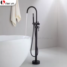 Vòi Sen Bồn Tắm Đặt Sàn Đen FORLER