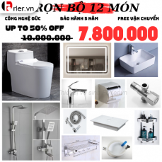 Combo trọn bộ 1 món thiết bị vệ sinh CB-LSVS06