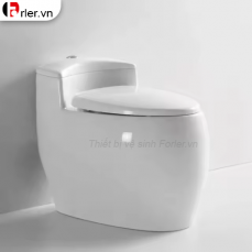 Bồn Cầu Trứng Trắng Men Sứ FORLER