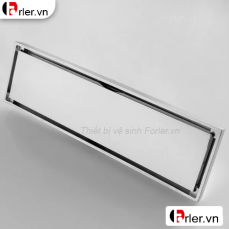 Phễu Thoát Sàn Đồng Thau Mạ Crome Chống Hôi Dài PS02 FORLER