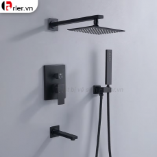 Sen Tắm Âm Tường Đồng Thau Sơn Tĩnh Điện Đen FORLER