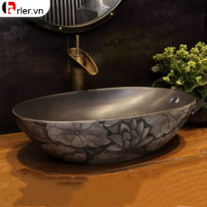 Lavabo Gốm Sứ Nghệ Thuật FORLER